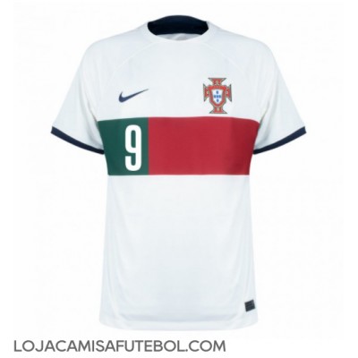 Camisa de Futebol Portugal Andre Silva #9 Equipamento Secundário Mundo 2022 Manga Curta